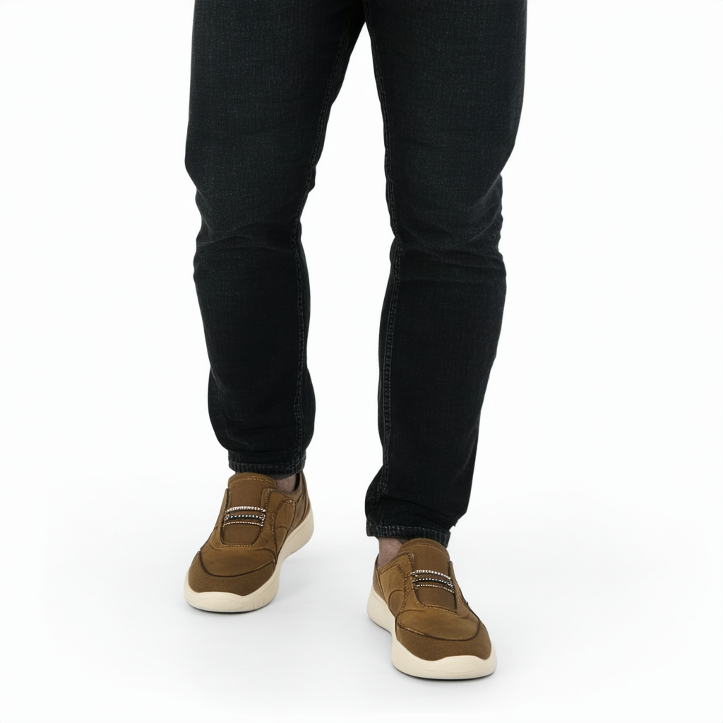 Skechers Men's Delmont-escola Leather Bungee Slip On