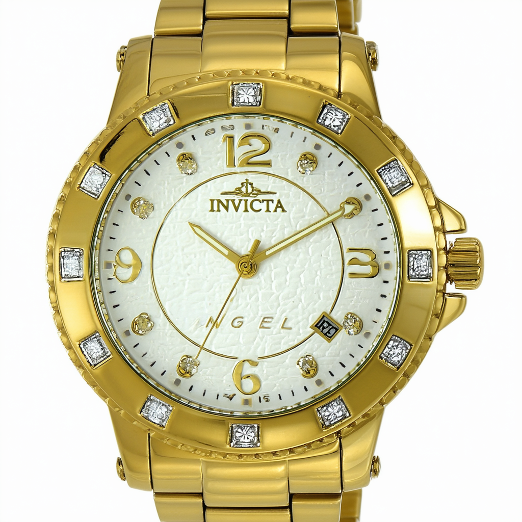 Invicta Women's 20496 Angel Analog Display Quartz Gold Watch