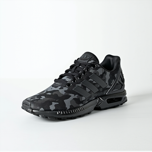 Adidas for Men: ZX Flux B34139 Black Camo Sneaker (10)