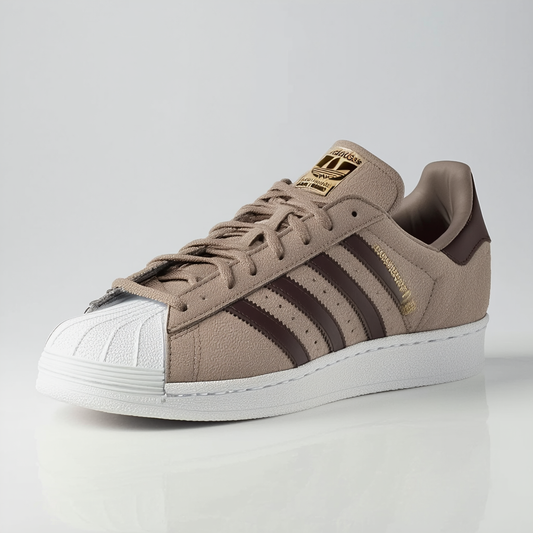 adidas Originals Men's Superstar Shoe Clear Brown, 9 M US