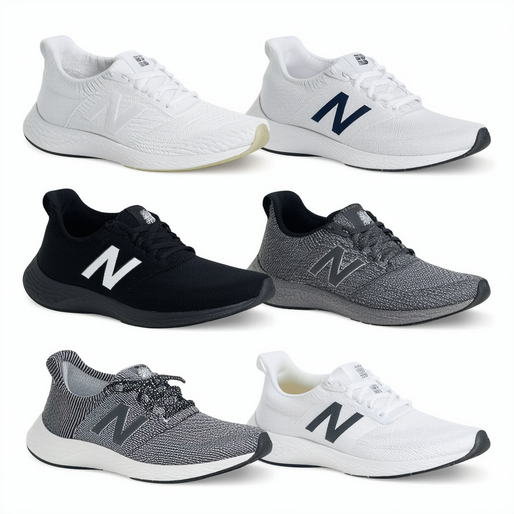 New Balance Lifestyle No Show 6-Pack Assorted 1 MD (Men's Shoe 5-8.5, Women's Shoe 6.5-10)