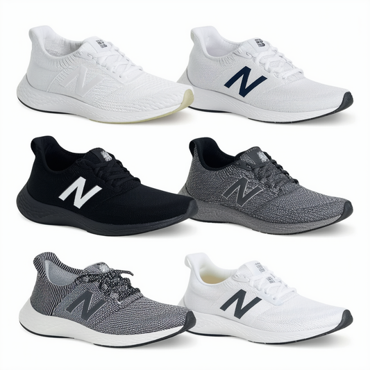 New Balance Lifestyle No Show 6-Pack Assorted 1 MD (Men's Shoe 5-8.5, Women's Shoe 6.5-10)