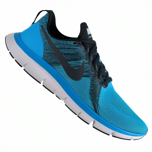 Nike Mens Free Rn Running Shoe Blue Glow/Black/Racer Blue 11