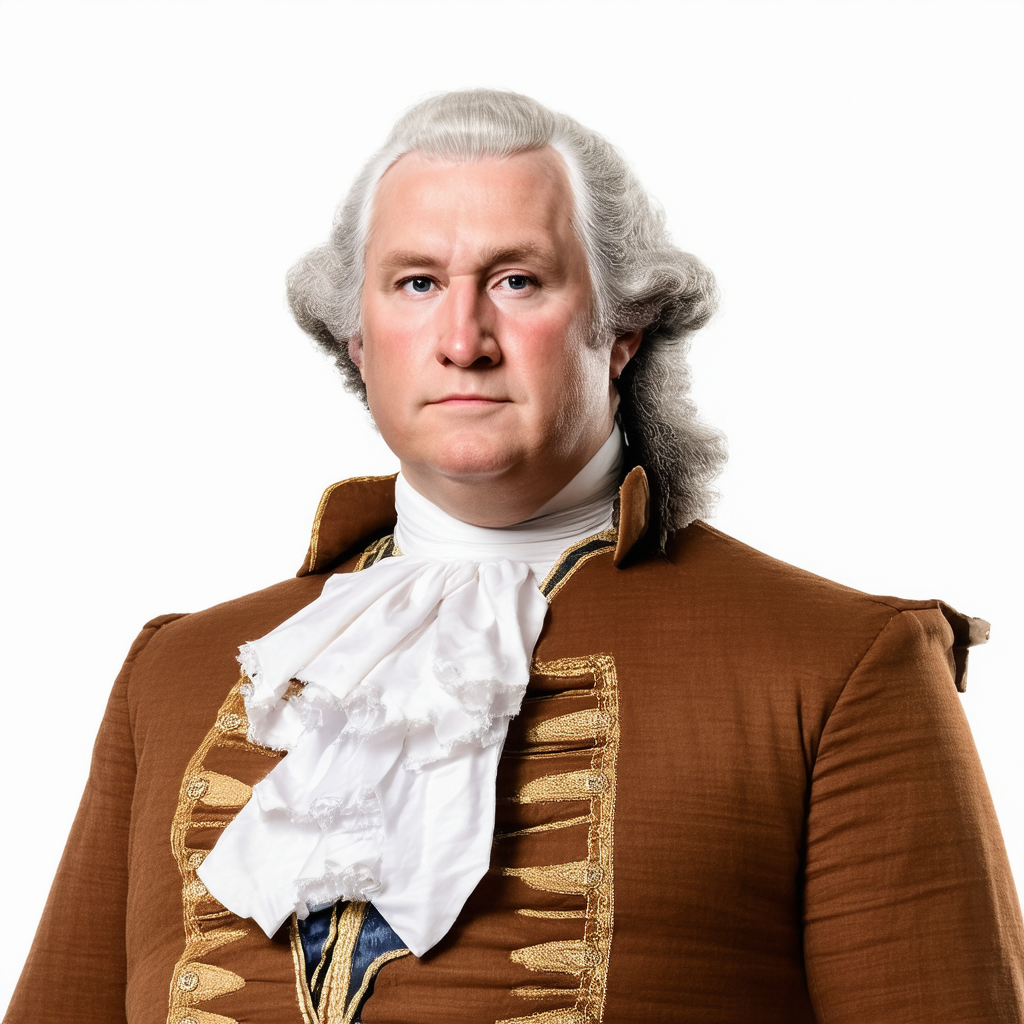Plus Size George Washington Costume 2X 3X