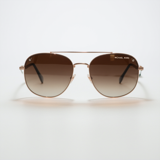 Michael Kors Sunglasses - M3001S / Frame: Rose Gold with Brown Lens: Brown Gradient