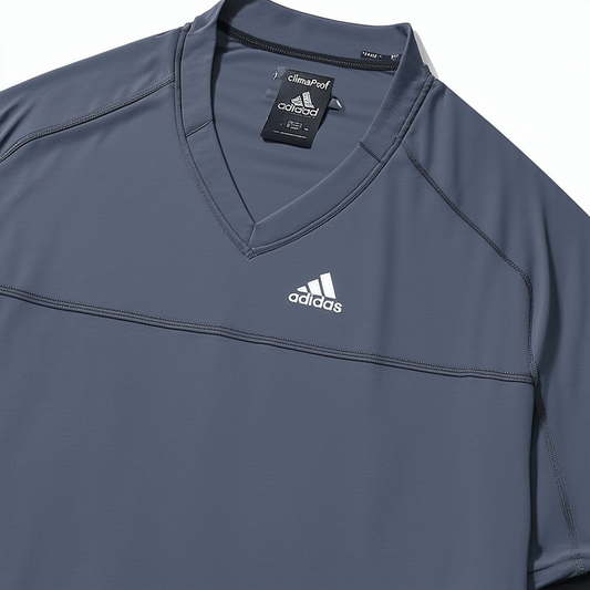 Adidas ClimaProof V Neck Flat Front Breathable Wind Shirt