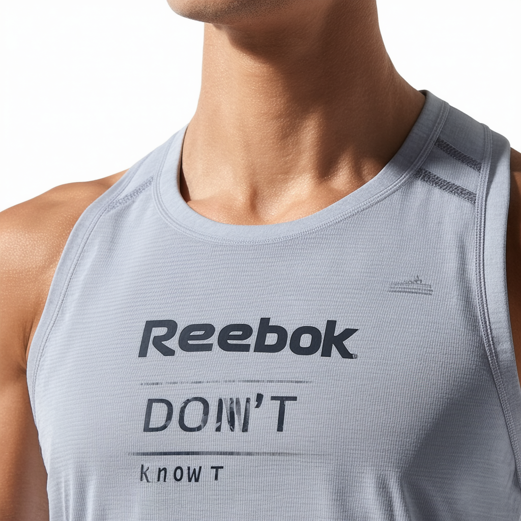 Reebok Don't Know Squat Tank, Medium, Grey H