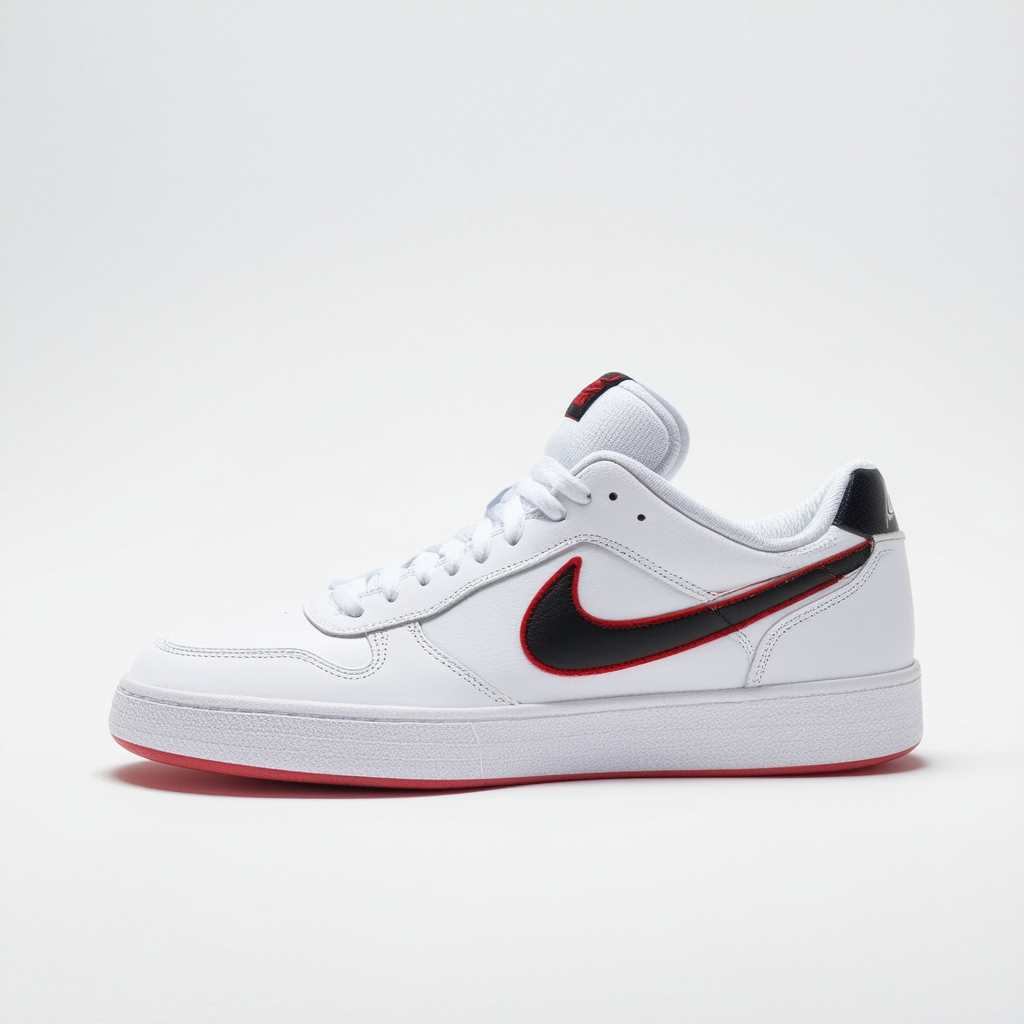 Nike Court Legacy Lthr Mens Shoes Size 11, Color: White/Red/Black