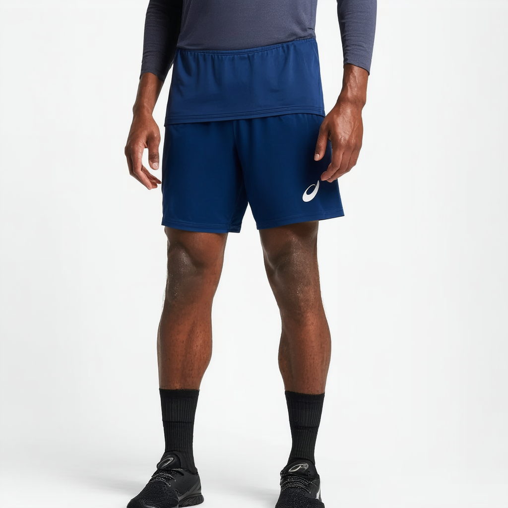 ASICS Men's Circuit 7 Warm-Up Long Sleeve Short