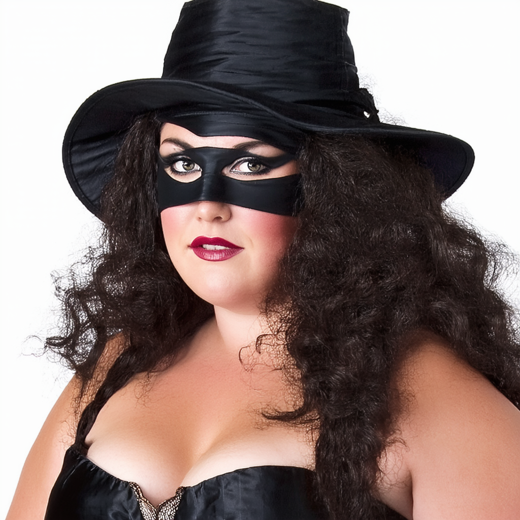 Lady Zorro Plus Size Adult Costume - Plus Size