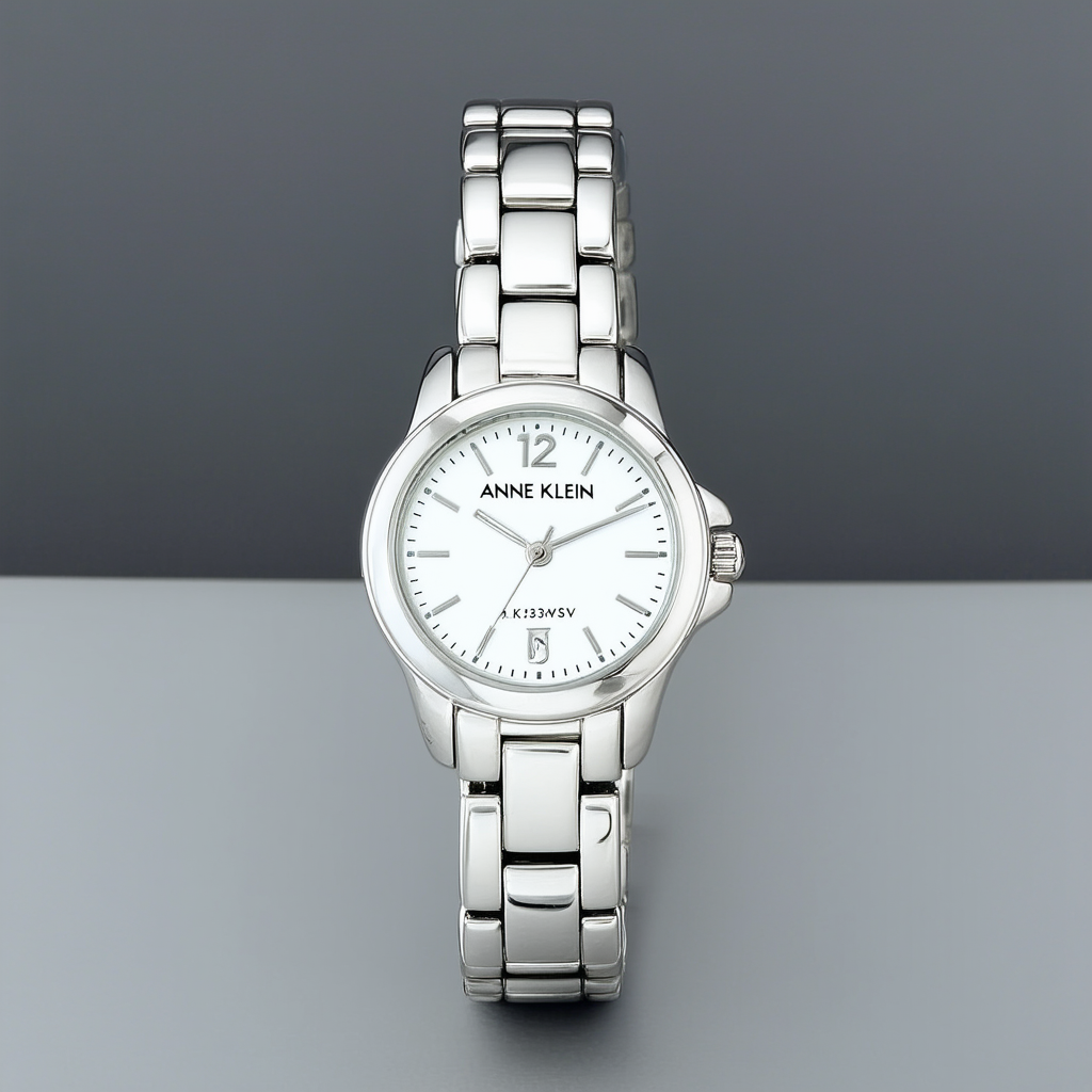 Anne Klein Women's AK/3323WTSV Silver-Tone Bracelet Watch