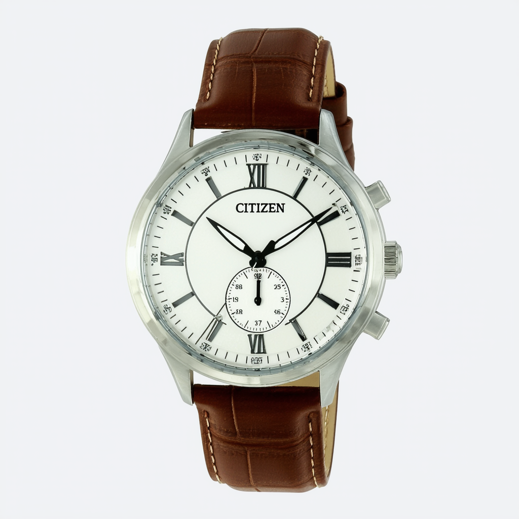 Citizen Men's BM6788-05A Eco-Drive Brown Leather Strap Watch