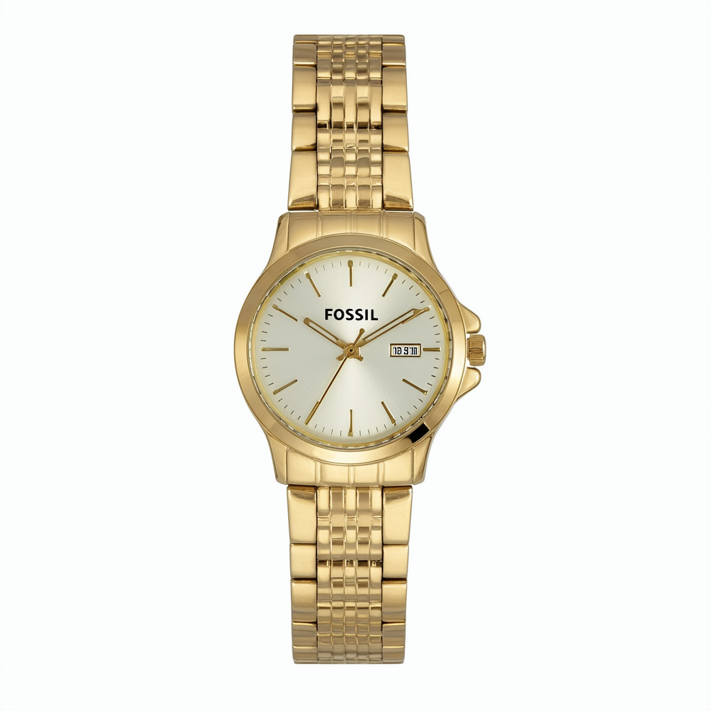 Fossil Women's AM4577 Cecile Small Gold-Tone Stainless Steel Watch