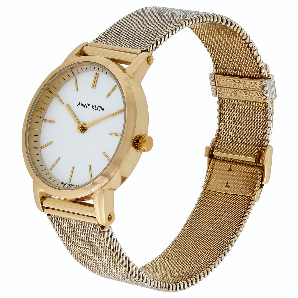Anne Klein Women's AK/1791SVTT Easy-to-Read Two-Tone Bracelet Watch