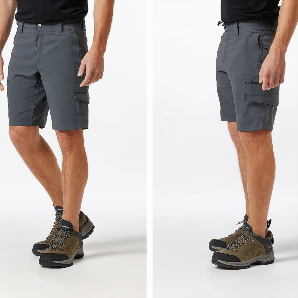 Columbia Men's Outdoor Elements Stretch Shorts, Size 36x10, Tusk