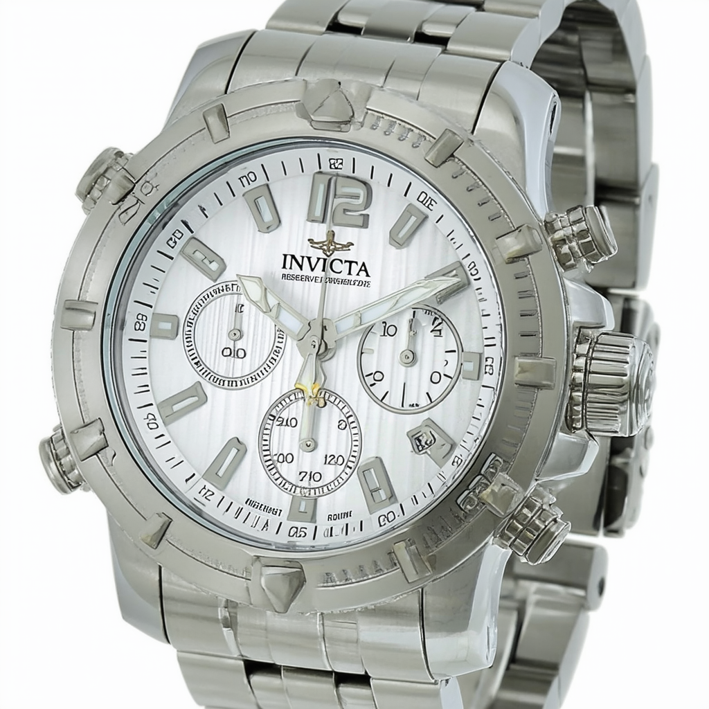 Invicta Men's 17280 Reserve Analog Display Swiss Quartz Silver Watch