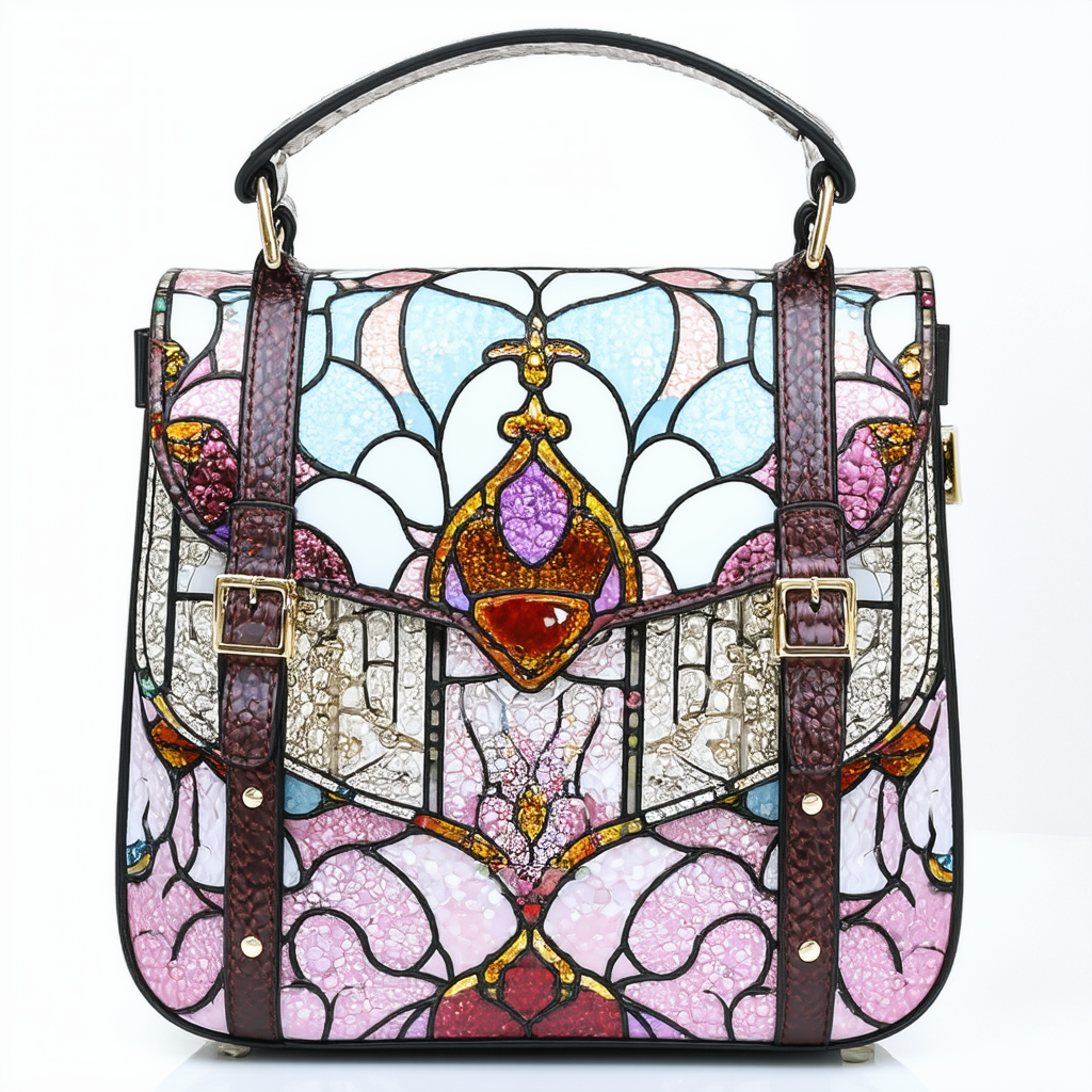 Loungefly Exclusive Princess Stained Glass Double Strap Shoulder Bag