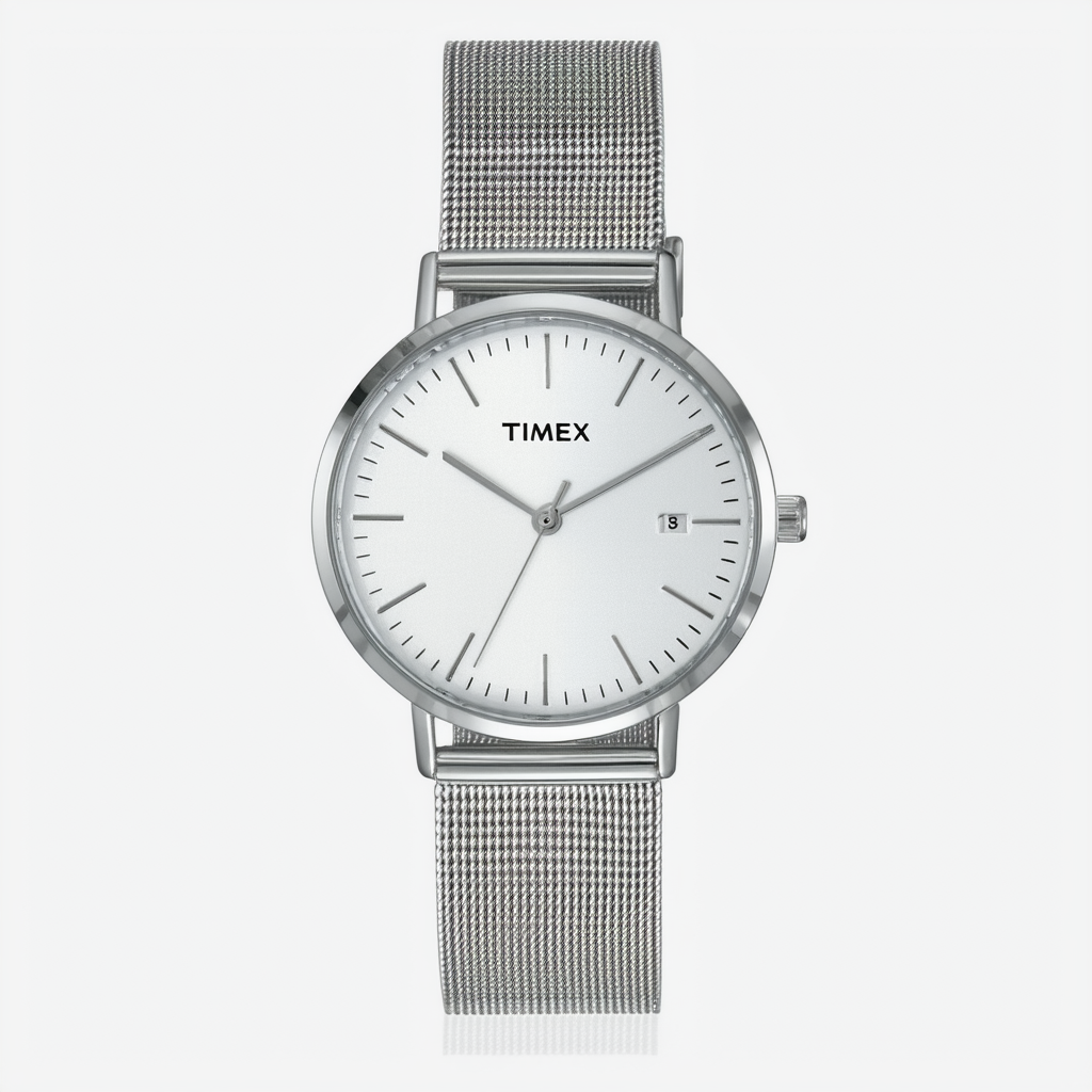 Timex Women's TW2P79100AB City Collection Analog Display Quartz Silver Watch