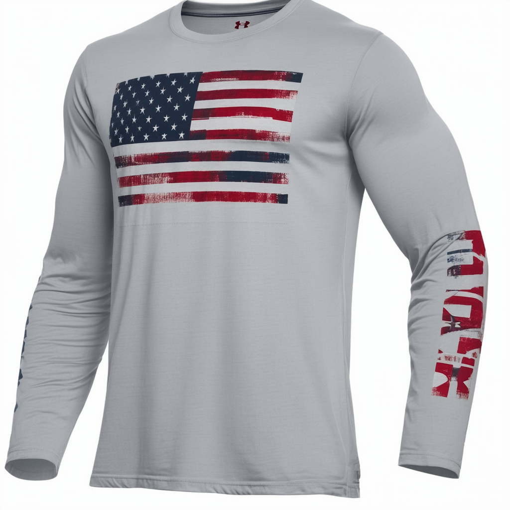 Under Armour Men's Freedom Flag Long-Sleeve T-Shirt