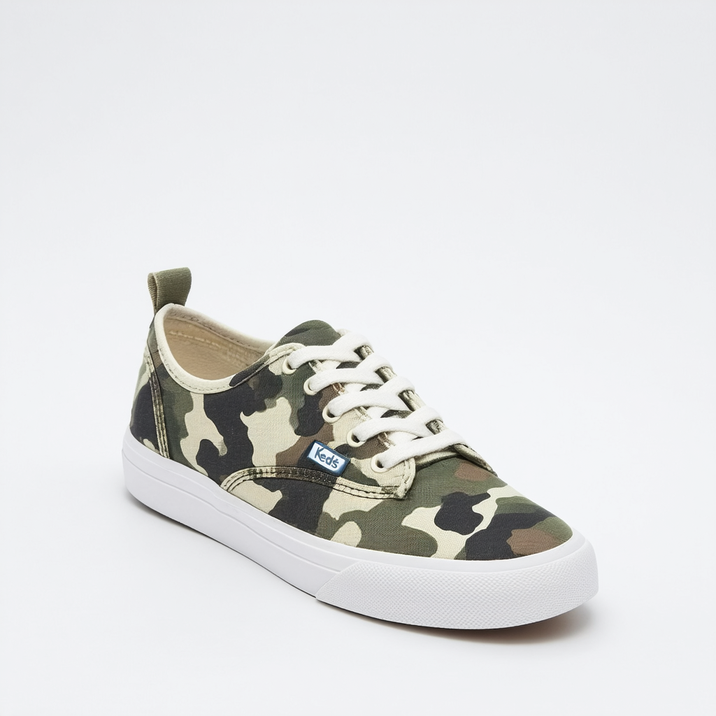Keds Women's Triple Camo Ripstop Fashion Sneaker