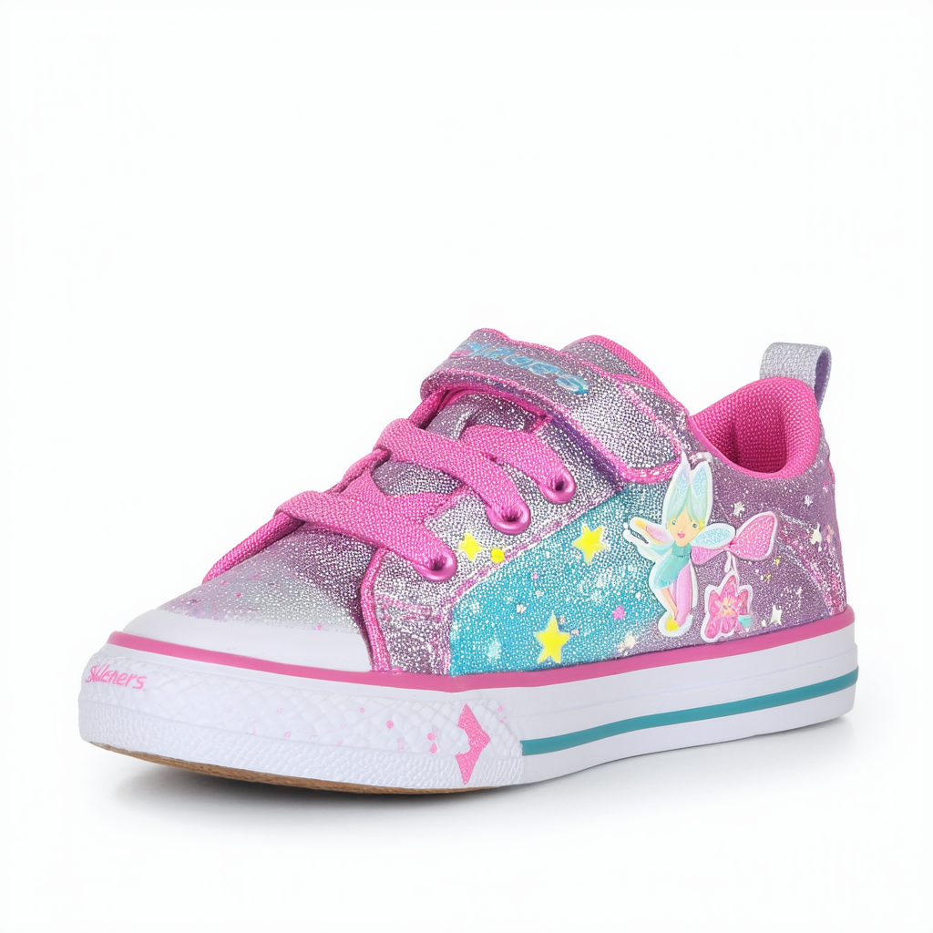 Skechers Unisex-Child TWI-Lites-Fairy Wishes Sneaker