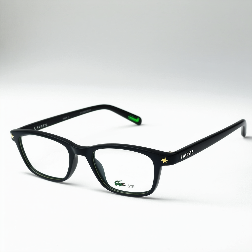 Eyeglasses LACOSTE L 3804 B 004 BLACK MATT WITH STAR PHOSPHO T