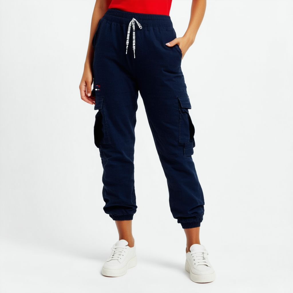 Tommy Hilfiger Women's Cargo Full Length Jogger