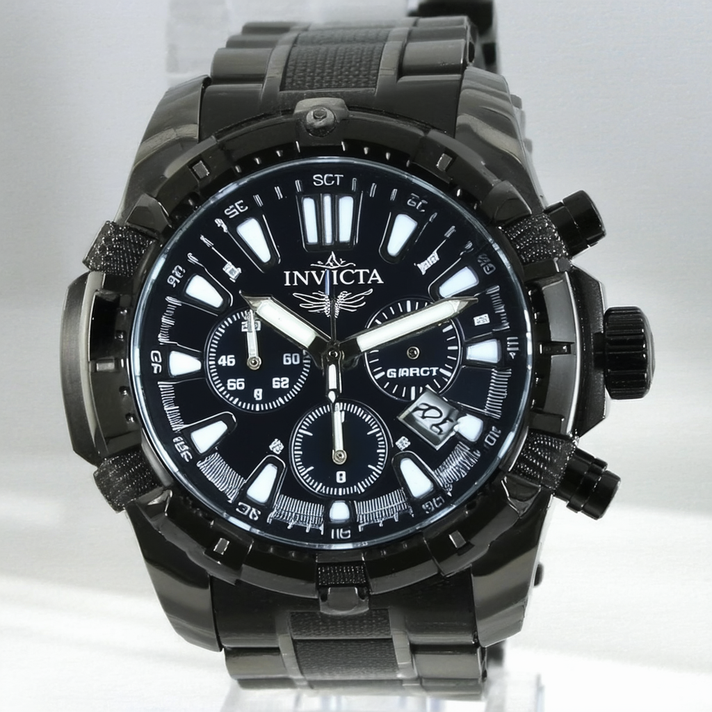 Invicta Men's 14870 Sea Spider Analog Display Japanese Quartz Black Watch