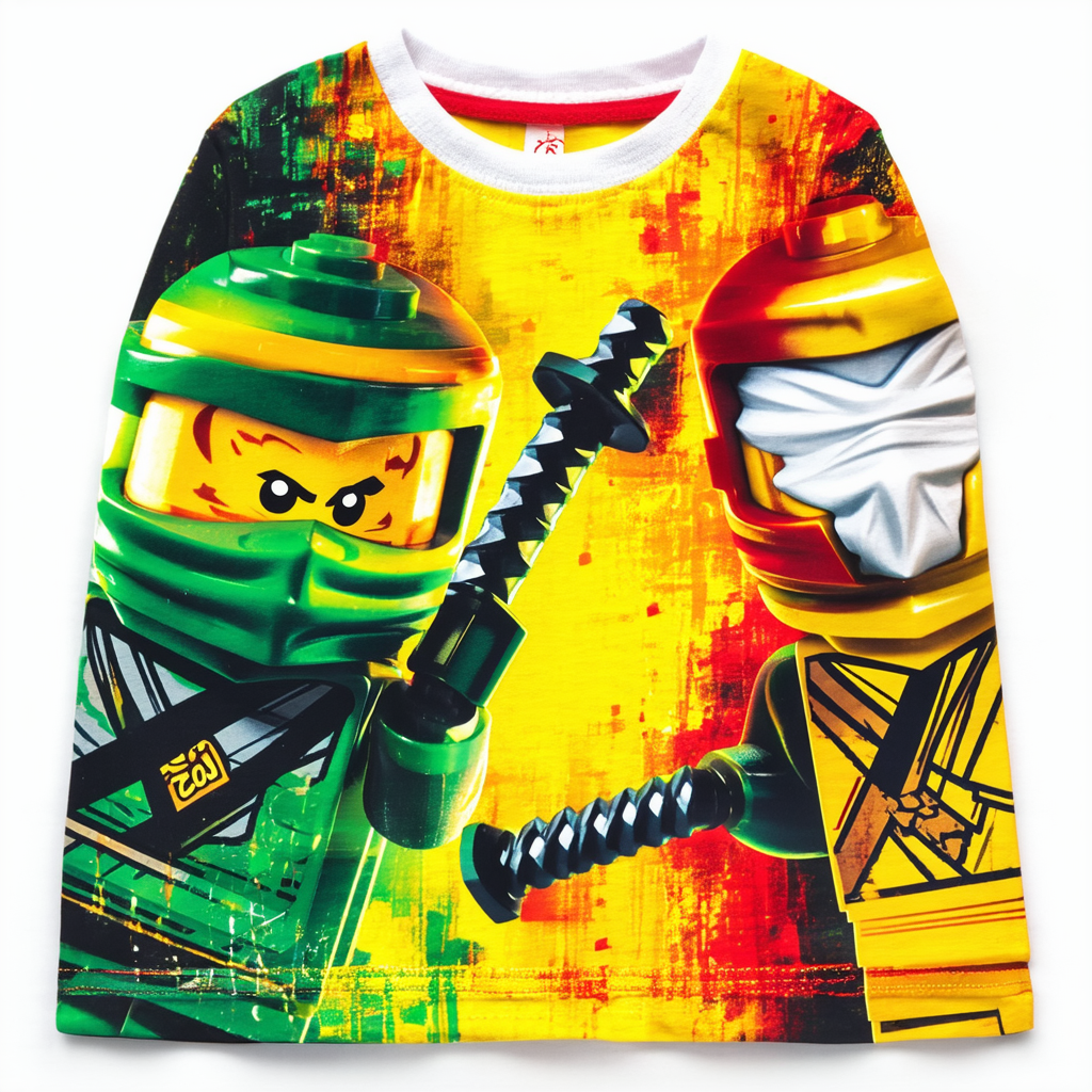 Fifth Sun Kids' Lego Ninjago Unite The Colors Boys Short Sleeve Tee Shirt