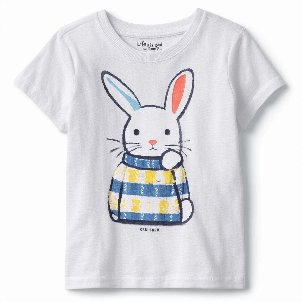 Life is Good Bunny System Crusher Tee (Little Kids/Big Kids)