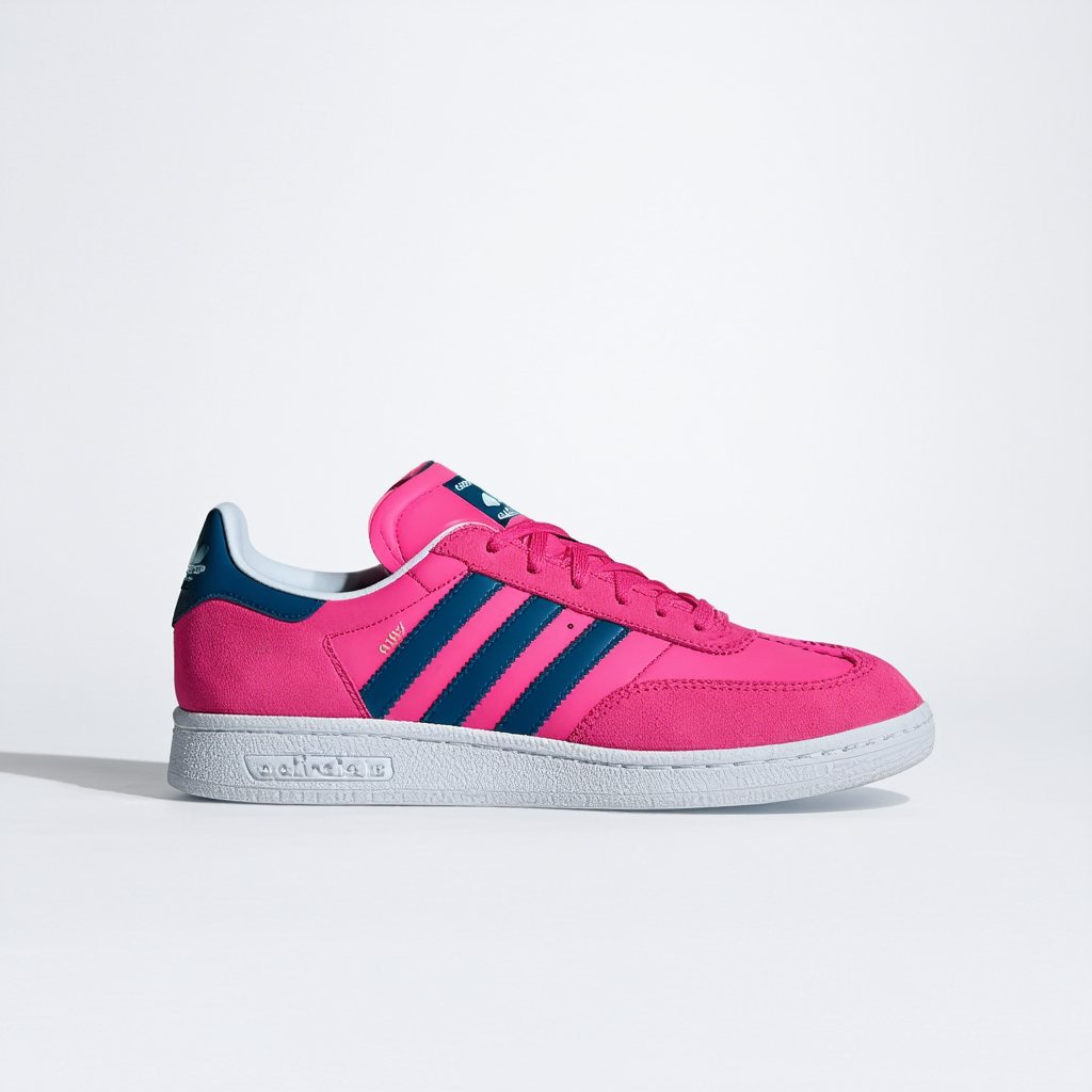 adidas Originals Women's Continental 80 Sneaker, True Pink/Collegiate Navy/Glow Blue, 8.5