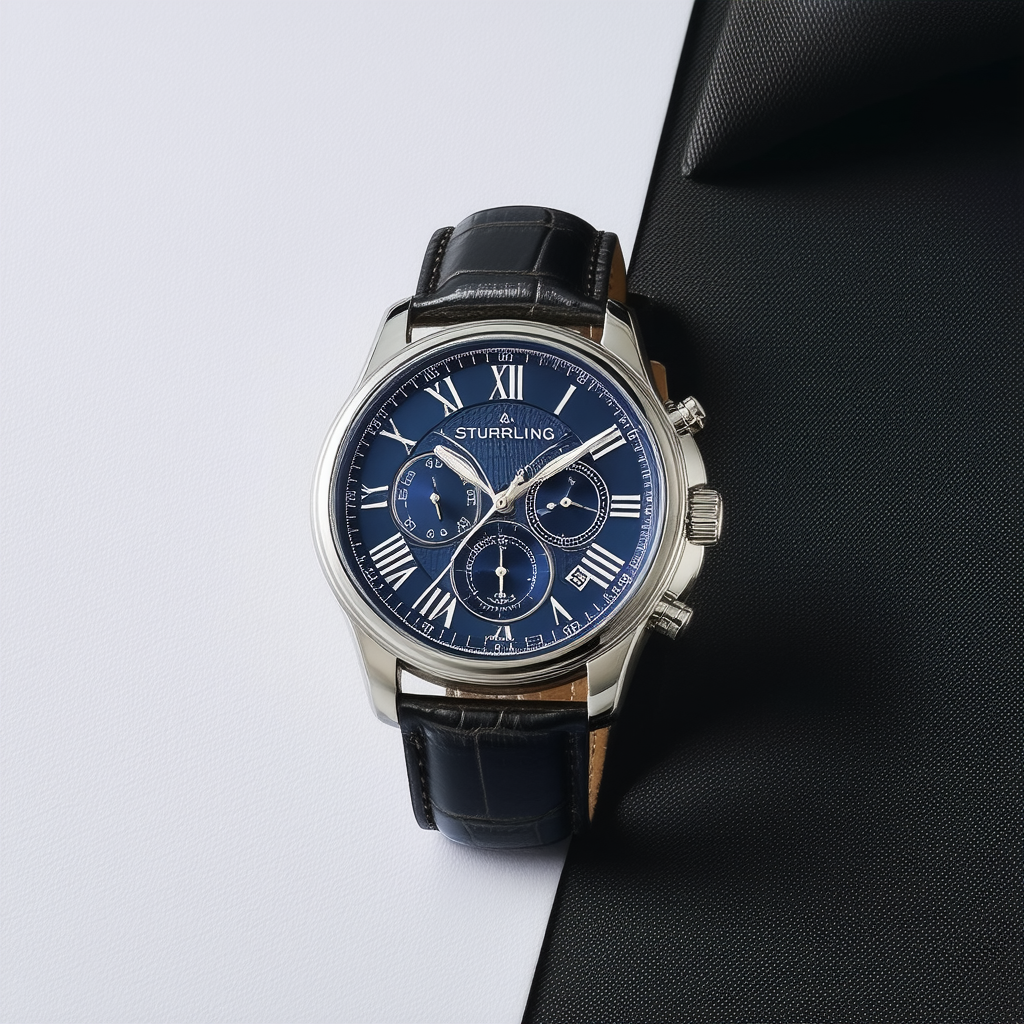Stuhrling 467.33452 Coronate Mechanical Leather Strap Men's Watch