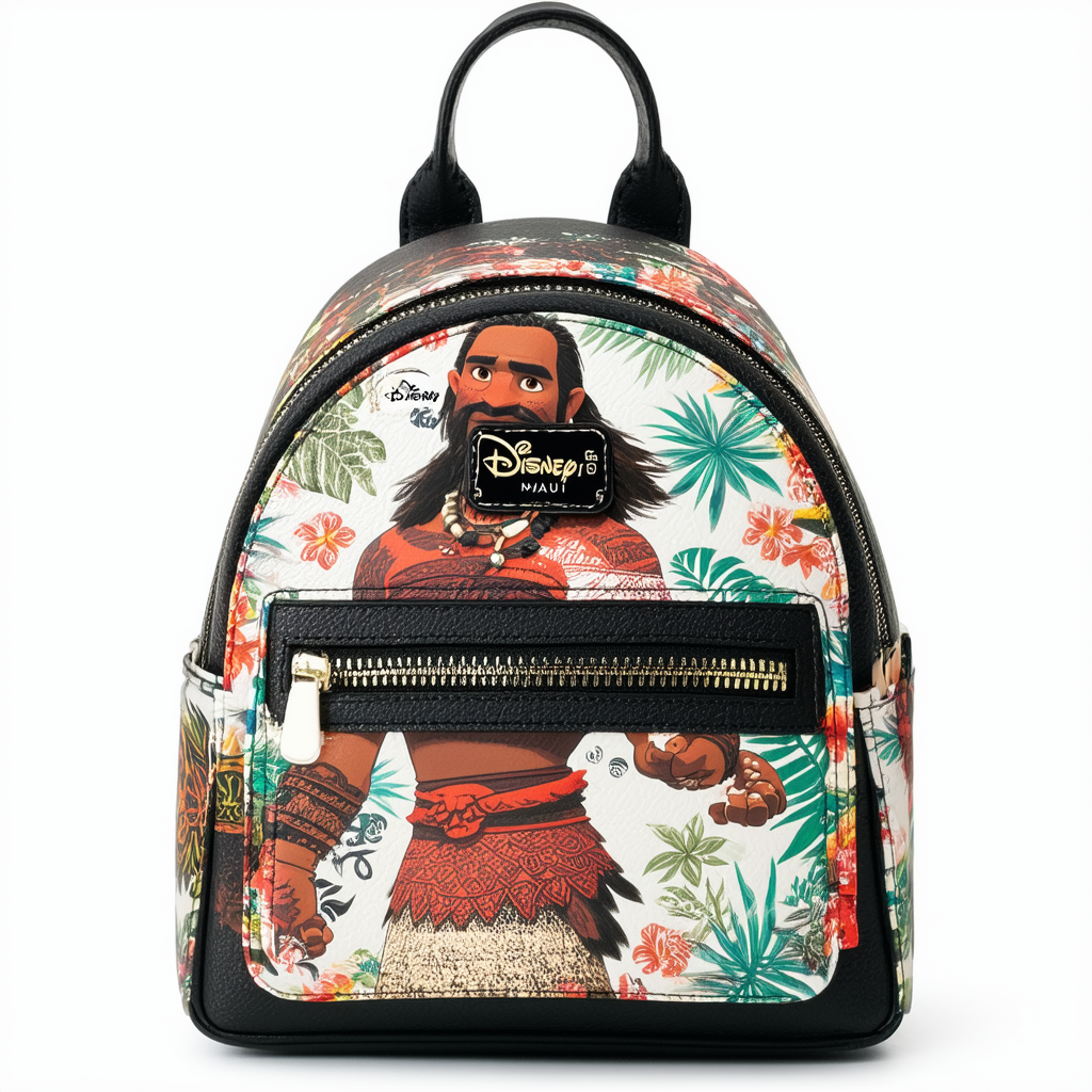 Loungefly x Disney Moana Maui Tattoo Print Mini Backpack