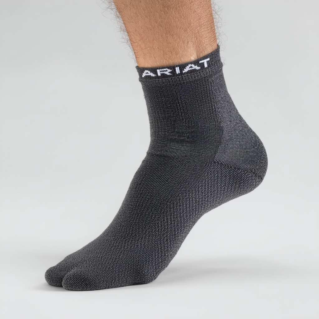 ARIAT mens Men's Thin Boot Single Sock