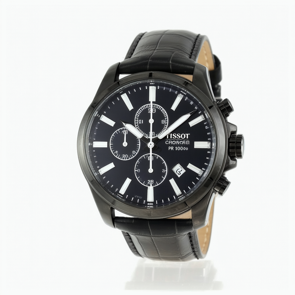 Tissot Men's T0494171605700 PR 100 Black Chronograph Dial Watch