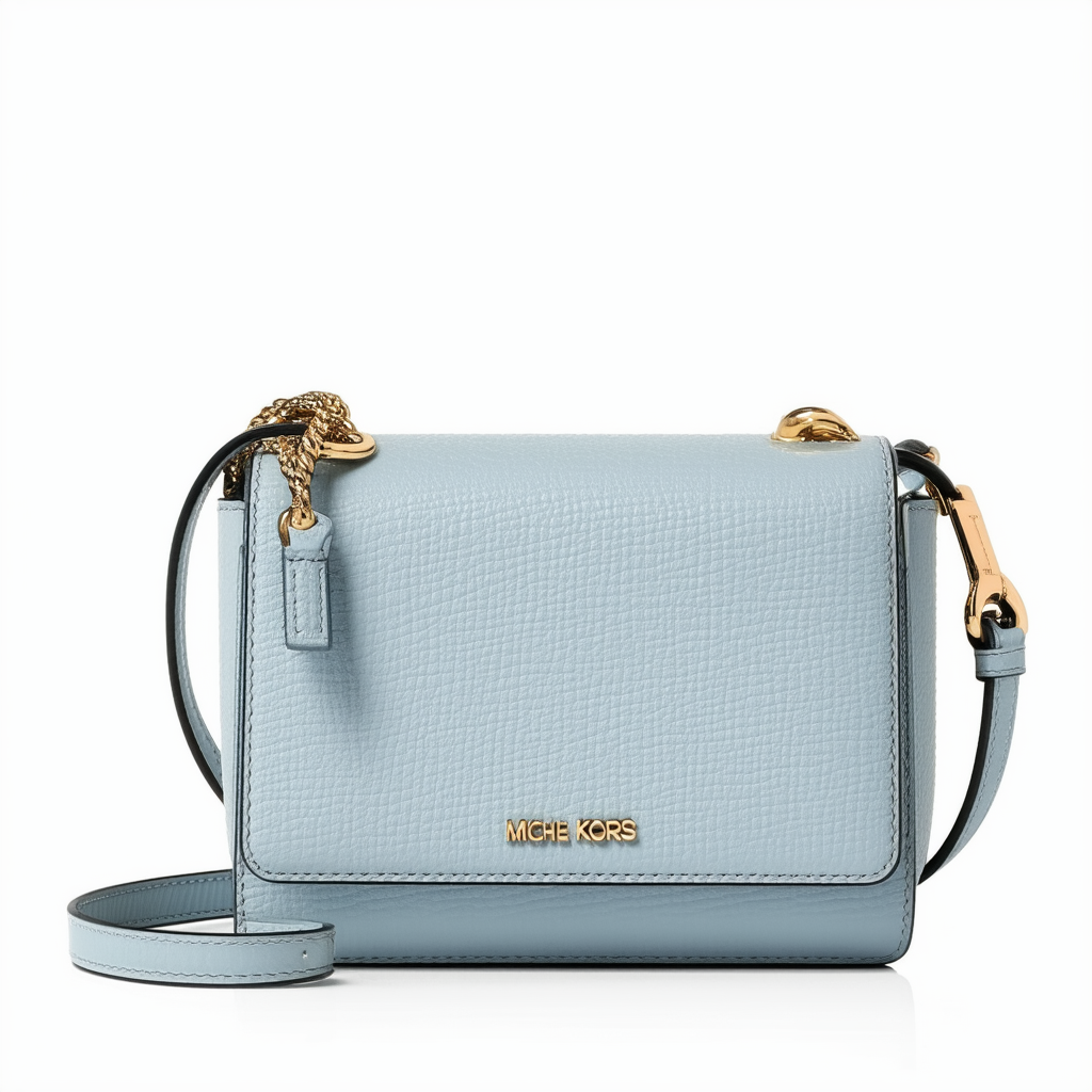Michael Kors JET SET SMALL CROSSBODY BAG WITH TECH ATTACHED MK PALE OCEAN