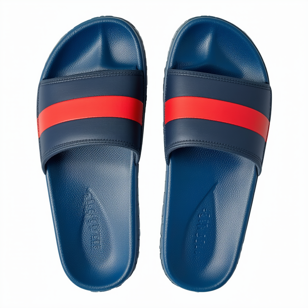 Tommy Hilfiger Men's Roomie Slide Sandal, Blue, 10