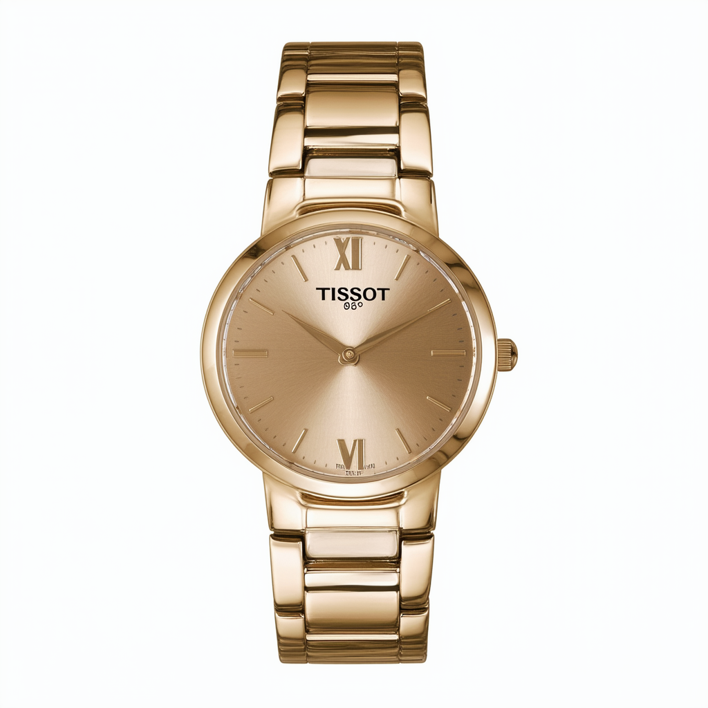 Tissot T-Classic Champagne Dial Ladies Watch T1092103302100