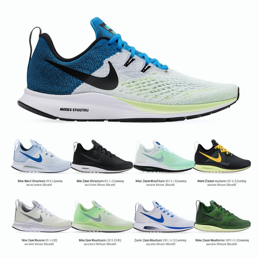 Nike Men's Zoom Structure 19 (Wide) Running Shoes (9.5 Wide (E, W) US)