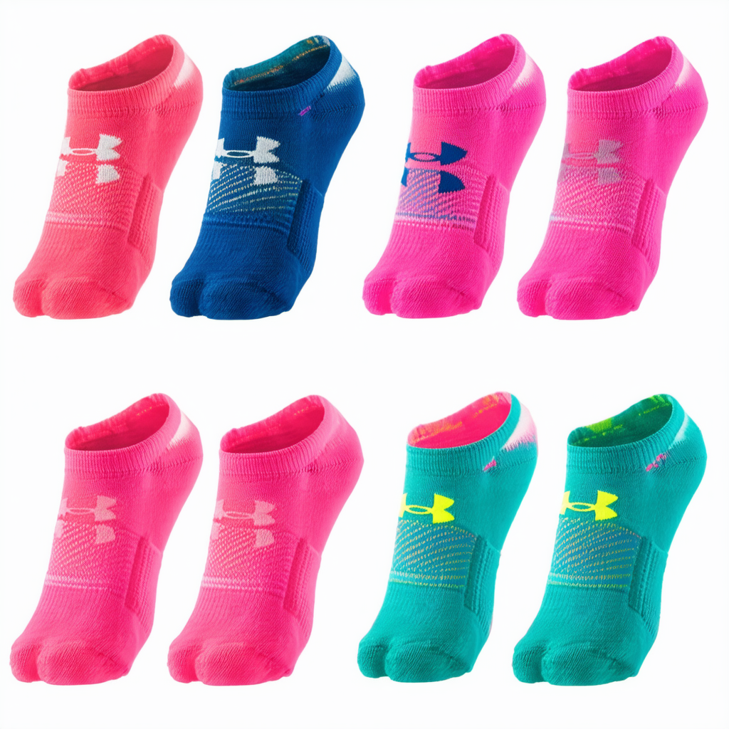 Under Armour Girl's Brights No Show Socks