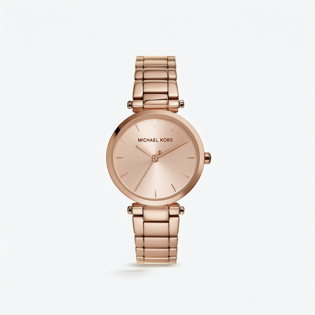 Michael Kors Women's Anabeth Three-Hand Rose Gold-Tone Alloy Watch MK7168