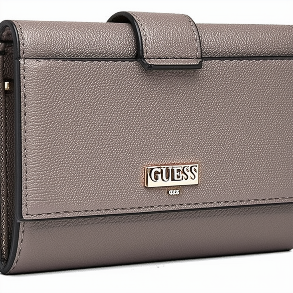 GUESS Breeze SLG Slim Clutch Wallet, Taupe