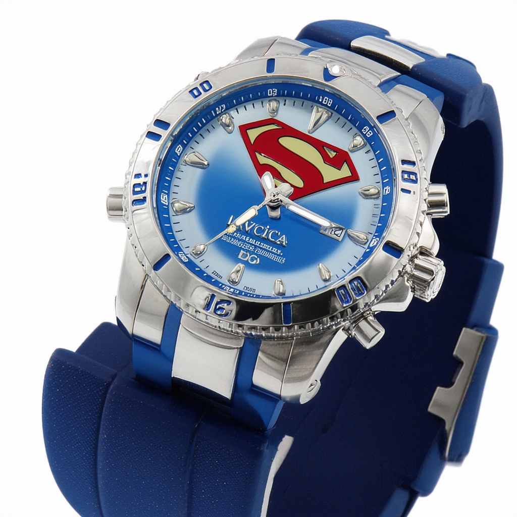 Invicta Men's DC Comics Superman 48mm Stainless Steel Blue Watch 35077