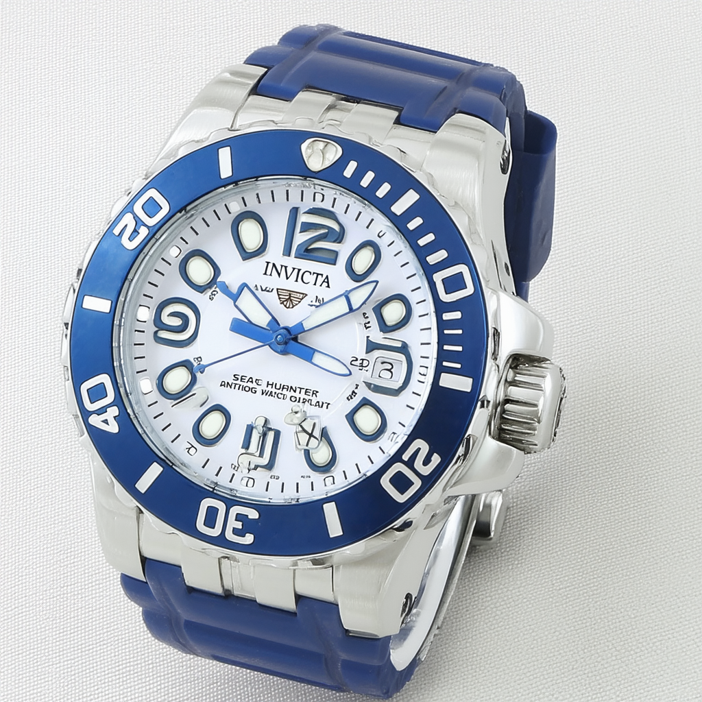 Invicta Men's 22126 Sea Hunter Analog Display Quartz Blue Watch