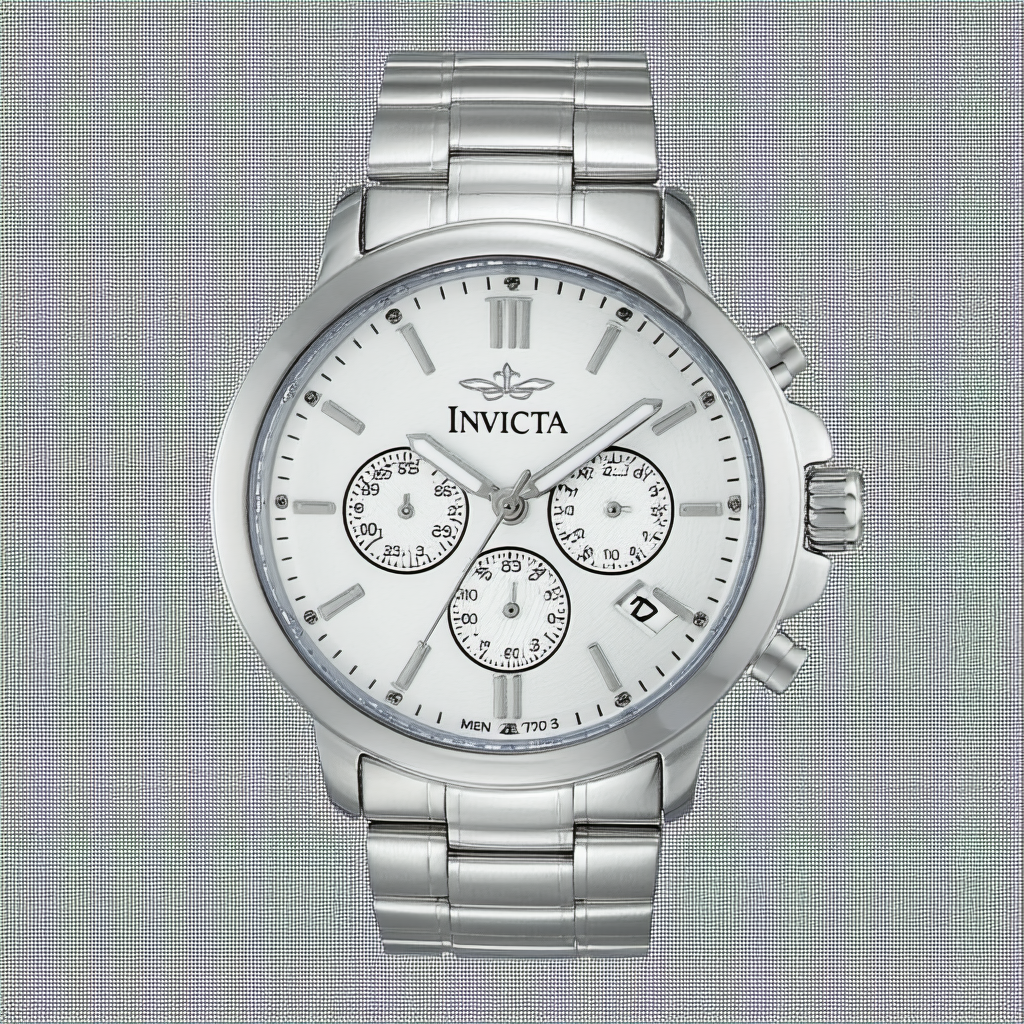 Invicta Men's 17070 Wildflower Analog Display Swiss Quartz Silver Watch
