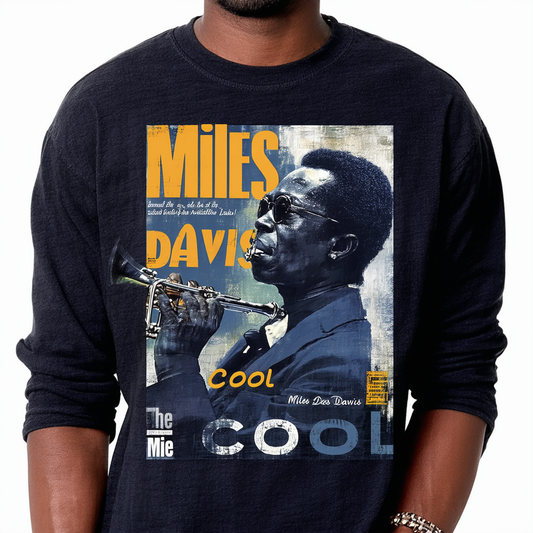 Miles Davis The Cool Unisex Adult T Shirt for Men and Women