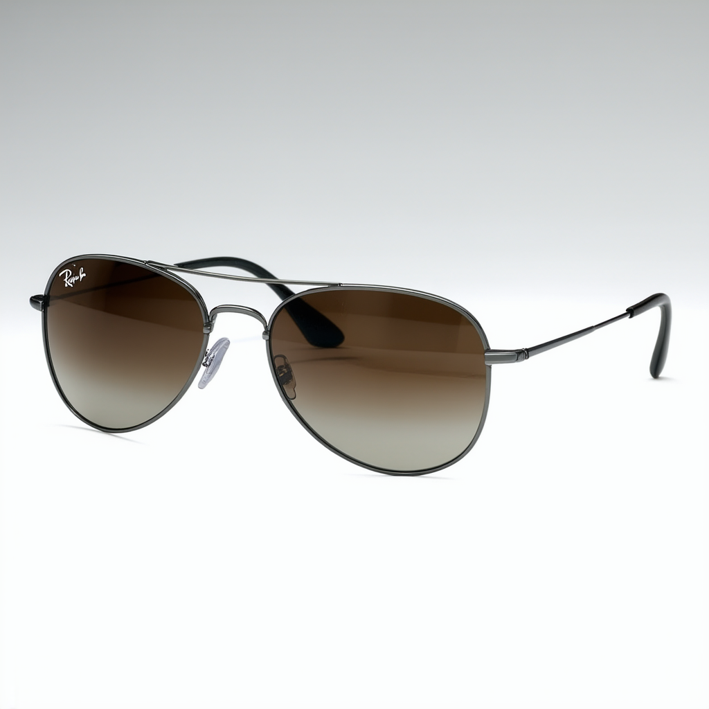 Ray Ban RB3426 Sunglasses-004/13 Gunmetal (Brown Gradient Lens)-61mm