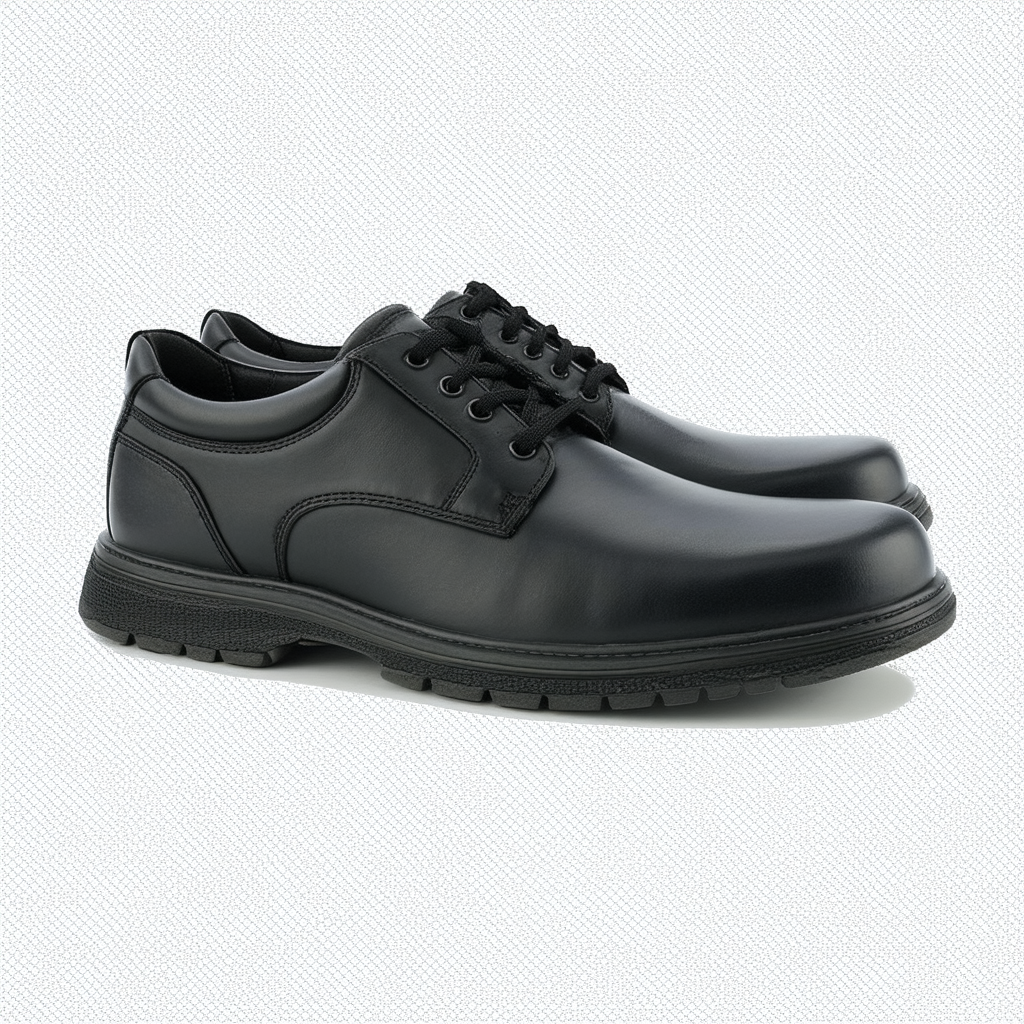 Rockport Men's Essential Details Waterproof Apron Toe Oxford, Black, 6 M