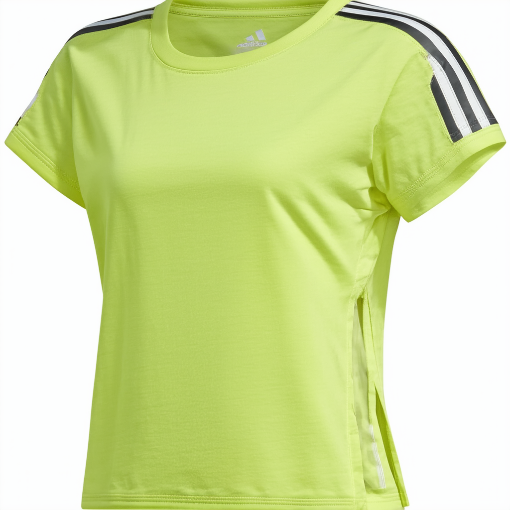adidas Women's Big Girls' Short Sleeve Side Vent Tee T-Shirt