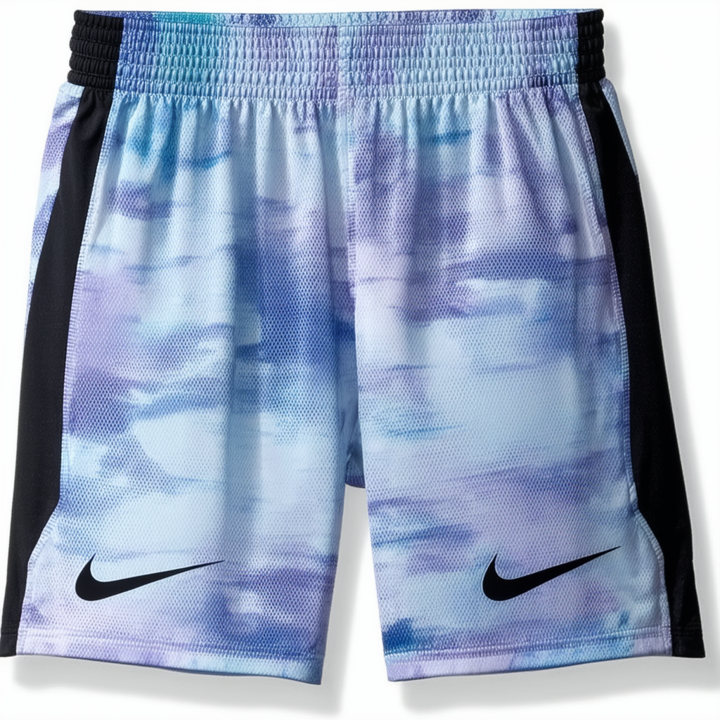 Nike Dri-FIT Big Kids' (Girls') Printed Running Shorts Youth Large